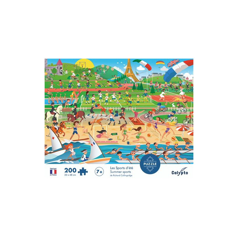 Puzzle 200 pièces SentoSphère Les Sports d été