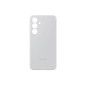 Coque en silicone pour Samsung Galaxy S24 FE Gris