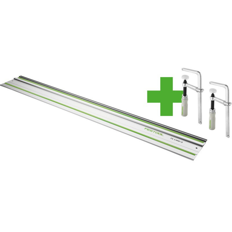 Pack rail de guidage FS 1400 + 2 serre joints FSZ 120 FESTOOL 578422