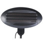 Excellent Electrics Parasol chauffant sur pied 2000 W Quartz Noir