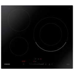 Samsung Table de cuisson induction - 3 foyers - 1 double foyer, 15 niveaux de p SAMSUNG - NZ63R3727BK