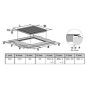 Table de cuisson induction - 3 foyers - 1 double foyer, 15 niveaux de p SAMSUNG - NZ63R3727BK