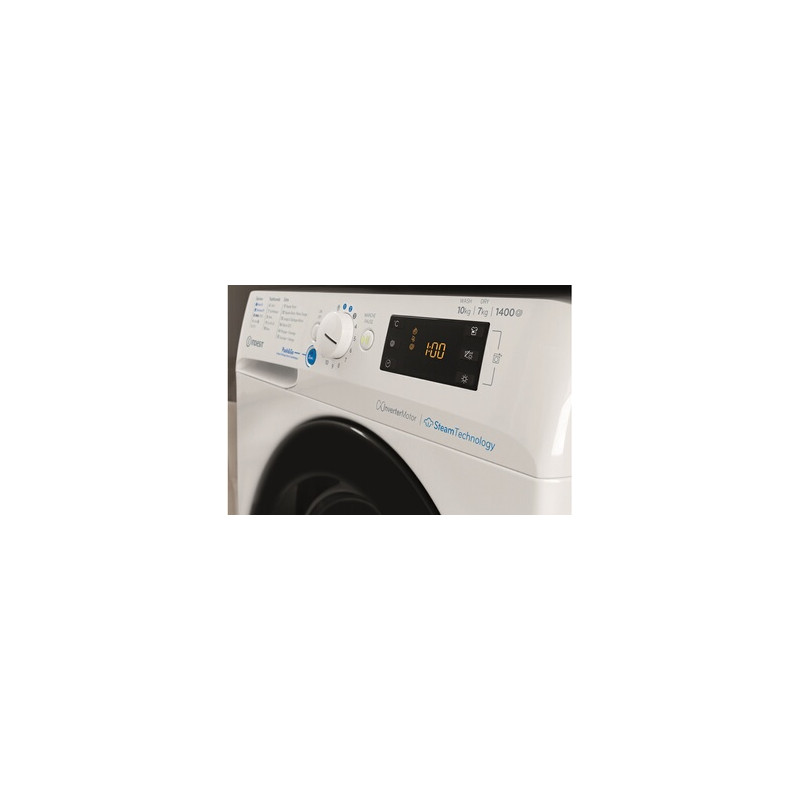 Lave linge séchant Indesit Lave linge sechant Indesit Blanc