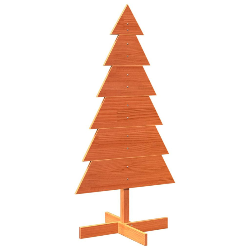 Arbre de Noël en bois pour décoration 120 cm bois de pin massif