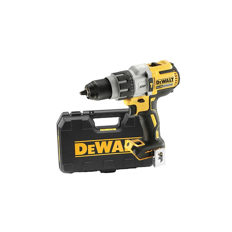 Perceuse visseuse à percussion 18V Brushless XRP (sans batterie ni chargeur) en coffret T STAK DEWALT DCD996NT