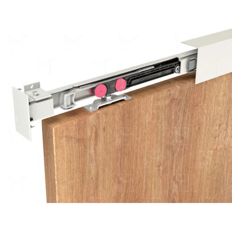 Ensemble rail 1,95m et accessoires pour porte 21 60kg SAF SAF10 80 195 2