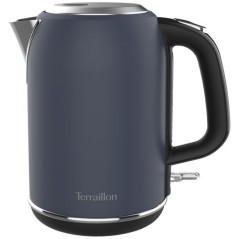 Terraillon BOUILLOIRE INOX 1,7L  2000W VOYANT LUMINEUX DESIGN NEW MOON  BLEU NUIT TERRAILLON - 15436