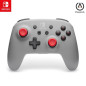 Manette sans fil à piles PowerA Retro Grey with Motion pour Nintendo Switch Gris Rouge et Noir