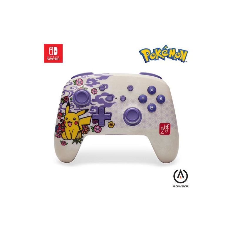 Manette sans fil PowerA Pikachu Blossom pour Nintendo Switch