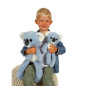 Peluche Koala Leggies - GIPSY TOYS - Bleu, 48 cm