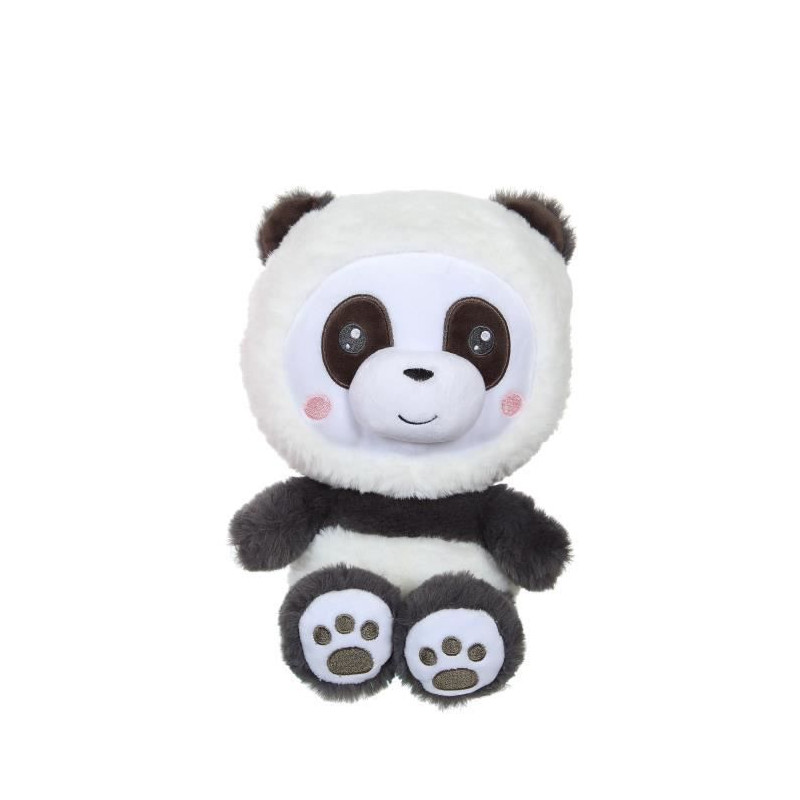 Peluche Panda Hoody Pets - GIPSY TOYS - 24 cm