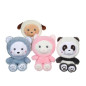 Peluche Panda Hoody Pets - GIPSY TOYS - 24 cm