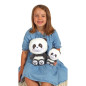 Peluche Panda Hoody Pets - GIPSY TOYS - 24 cm