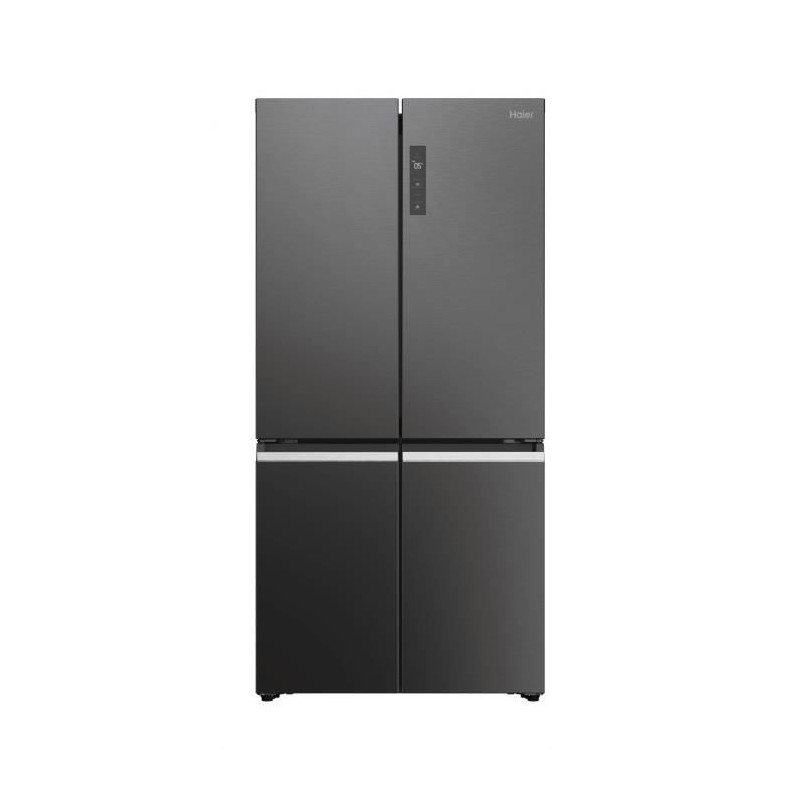 Réfrigérateur multi-portes - HAIER - Cube 90 Series 5 RTG785NHD - Classe E - 643 L - 190,5 x 90,8 x 74,8 cm - Inox foncé