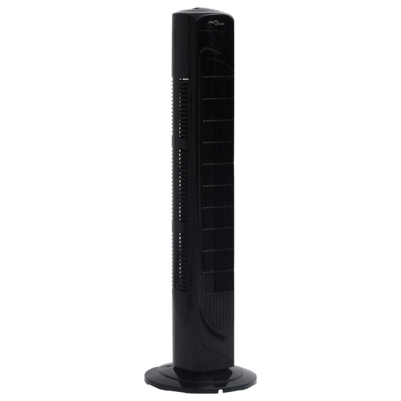 Ventilateur tour Φ24x80 cm Noir