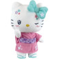 Hello Kitty Kimono Kawai Peluche +- 22 cm - JEMINI - Version kawai avec kimono rose et tongs.