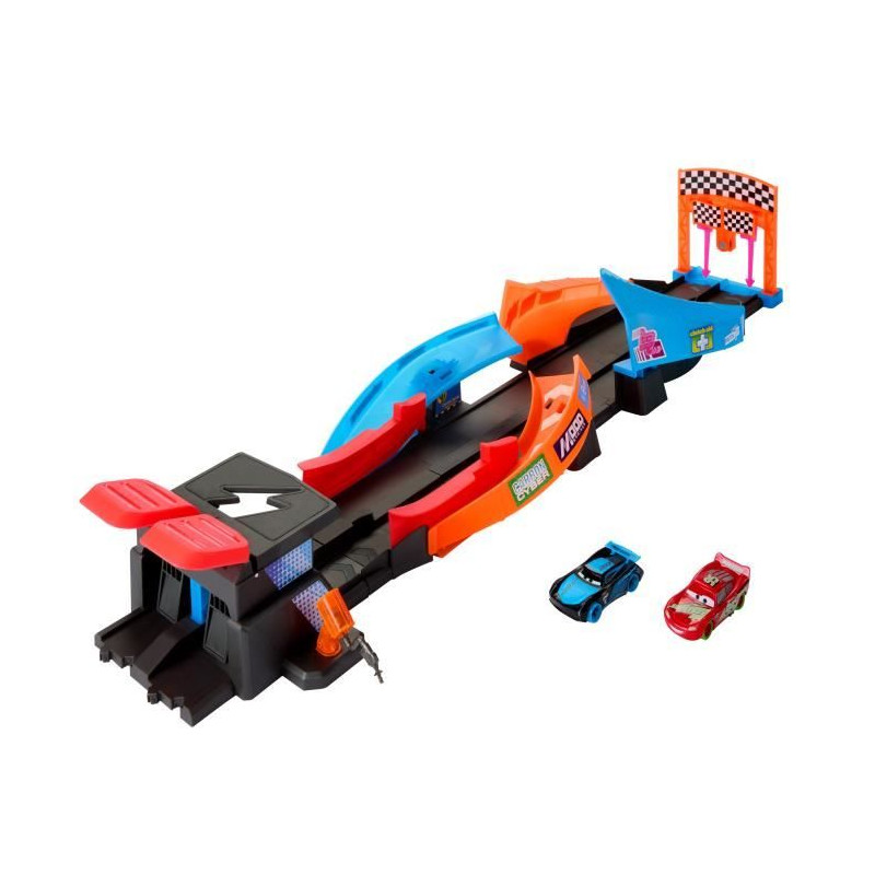 Circuit Glow Racers - Mattel - HPD80 - Jouet de course phosphorescent pour enfant de 4 ans et plus