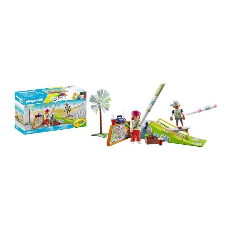 PLAYMOBIL - 71515 - Skateurs avec rampe