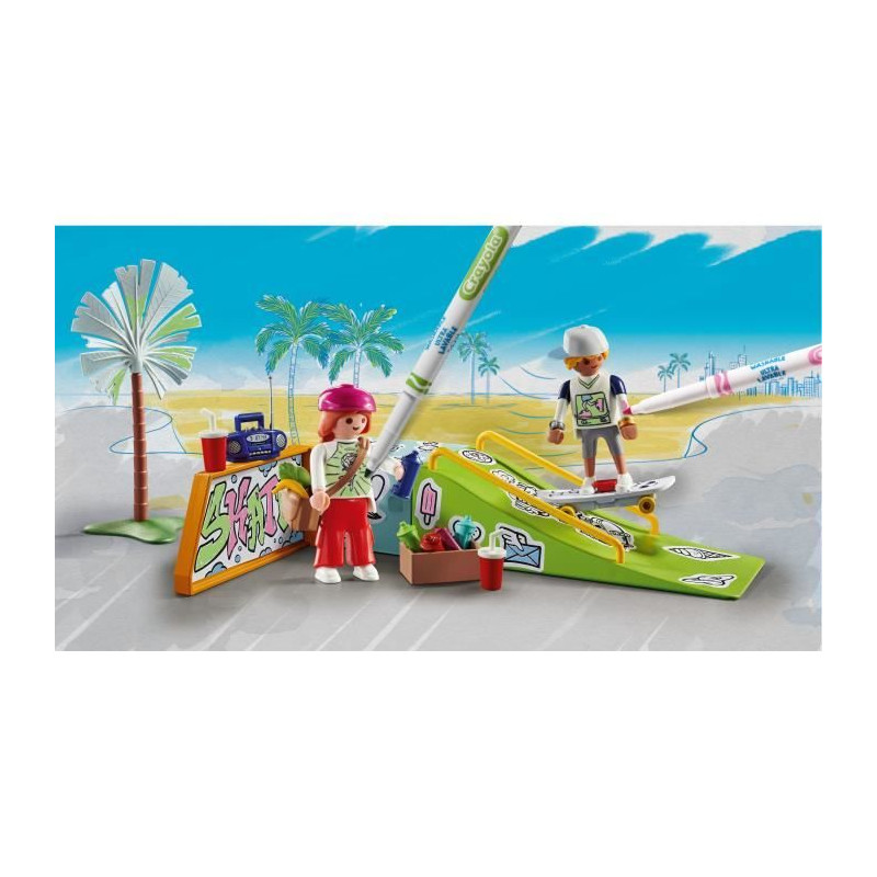 PLAYMOBIL - 71515 - Skateurs avec rampe