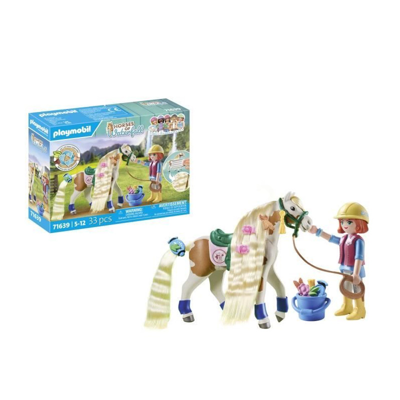 PLAYMOBIL - 71639 - Ellie avec cheval