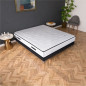 Matelas 140 x 190cm - Ressorts ensachés et mémoire de forme - 24 cm - Ferme - EXCELLENCE COLLECTION Berlin