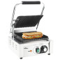 Grill pour panini rainuré Acier inoxydable 1800 W 31x30,5x20 cm