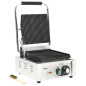 Grill pour panini rainuré Acier inoxydable 1800 W 31x30,5x20 cm