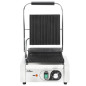 Grill pour panini rainuré Acier inoxydable 1800 W 31x30,5x20 cm