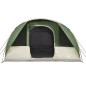 Tente de camping tunnel 5 personnes vert imperméable