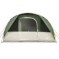 Tente de camping tunnel 5 personnes vert imperméable