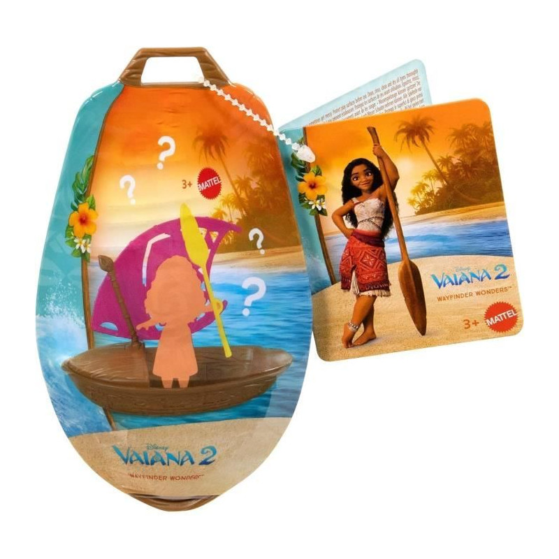 MATTEL Pirogue et ses 3 surprises JBT68 -Vaiana 2