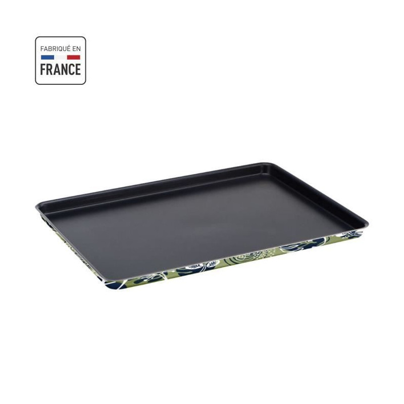 TEFAL Jungle Plaque a pâtisserie 38x28 cm, Antiadhésif sûr, Diffusion homogene de la chaleur, Fabriqué en France J5747002