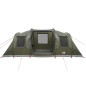 Tente de camping tunnel 4 personnes vert olive imperméable