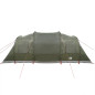 Tente de camping tunnel 4 personnes vert olive imperméable