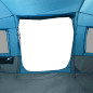 Tente de camping tunnel 4 personnes bleu imperméable