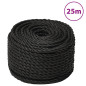 Corde de travail Noir 16 mm 25 m polypropylène