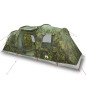 Tente de camping tunnel 4 personnes camouflage imperméable