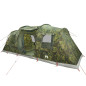 Tente de camping tunnel 4 personnes camouflage imperméable