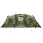 Tente de camping tunnel 4 personnes camouflage imperméable