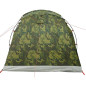 Tente de camping tunnel 4 personnes camouflage imperméable