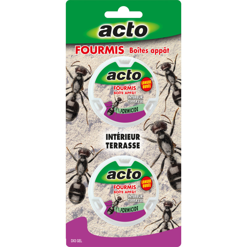 Gel appât fourmis en boites ACTO INSECTICIDES FOUR7