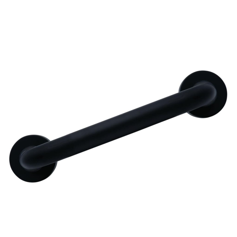 RIDDER Barre d appui 30 cm Noir Aluminium