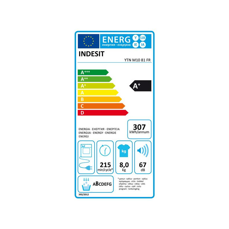 SL FRONTAL CONDENSATION INDESIT YTNM1081FR