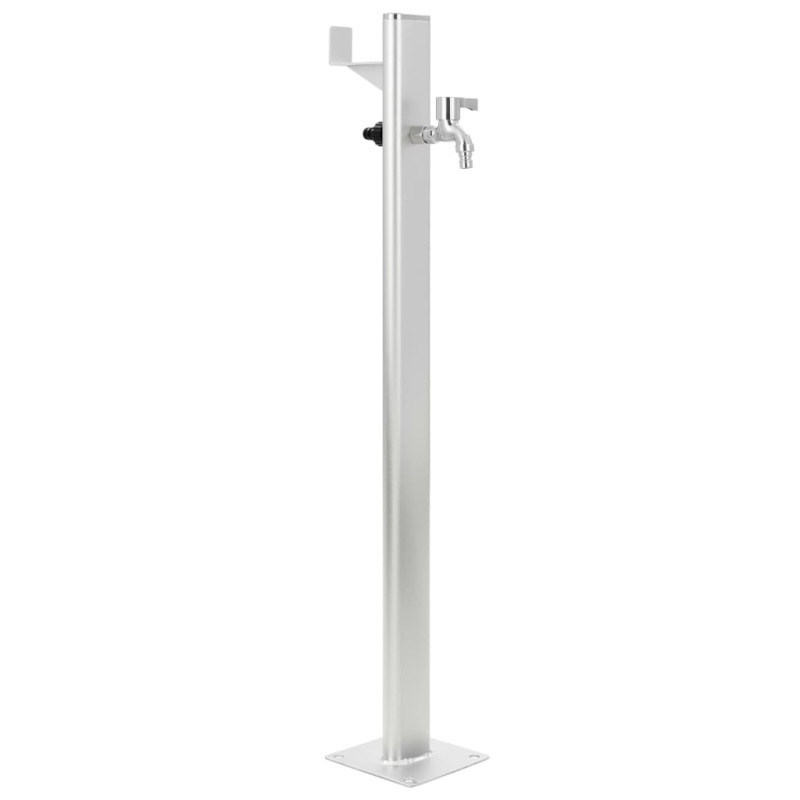 Colonne à eau de jardin Aluminium 95 cm