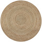 Tapis Jute tressé 90 cm rond