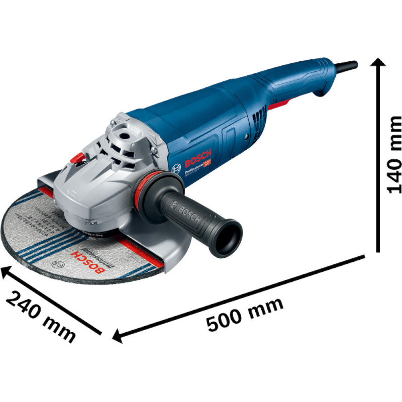 Pack meuleuses (GW 22 230 P + GWS 1400) (sans batterie ni chargeur) BOSCH 0601824805