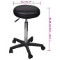 Tabouret de bureau Noir