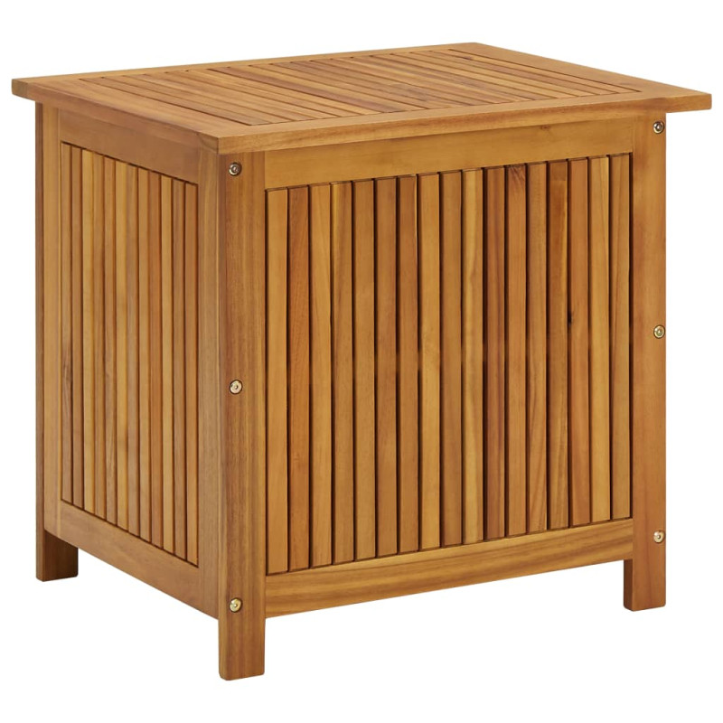 Boîte de rangement de jardin 60x50x58 cm Bois d acacia solide