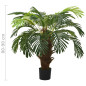 Palmier Cycas artificiel avec pot 90 cm Vert