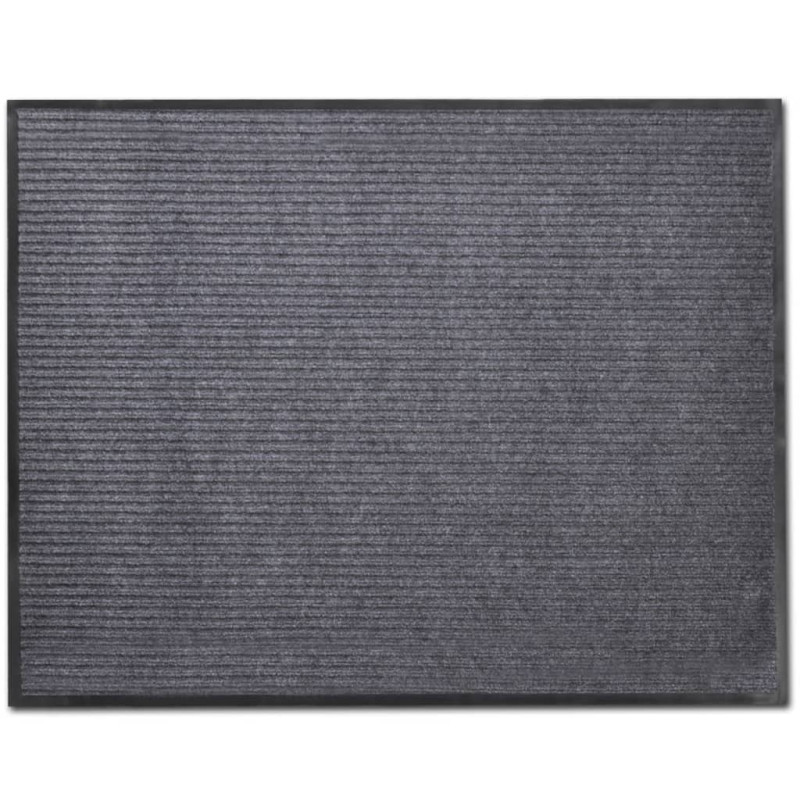 Tapis d entrée PVC Gris 90 x 150 cm